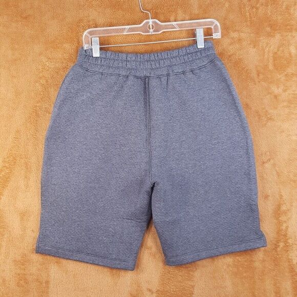 LUNYA Womens Shorts XS Gray Pull On Sweat Bermuda Pockets DOUBLE FACED $148 - Picture 6 of 10
